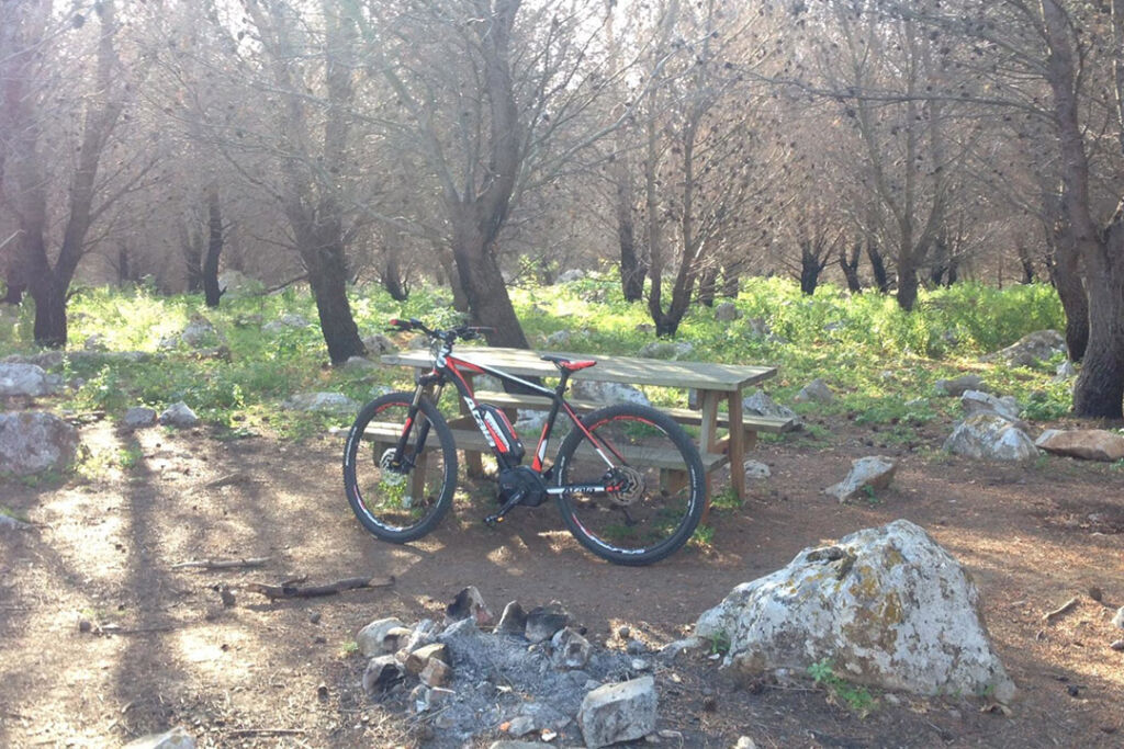 The inauguration of the MTB trail in the Park of Favorita