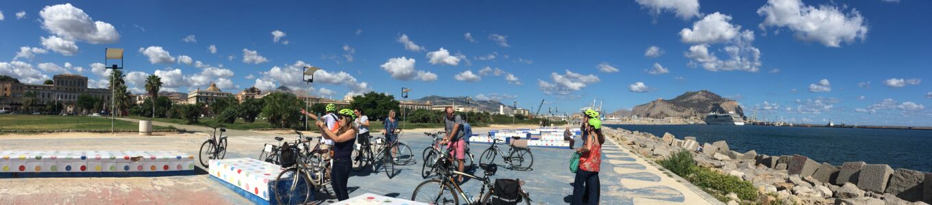 Tour privato in bici nel centro storico di Palermo